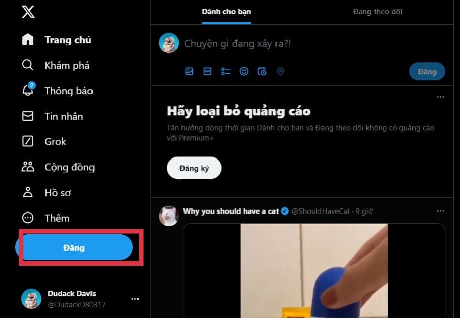 Cách đăng bài trên Twitter trong 3 bước nhanh